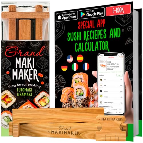 iSottcom Sushi Maker - Einfach japanische Sushi Rollen mit Maki Maker selber machen: Leckere Rezepte...